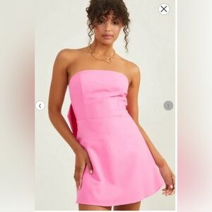 Altar’d State Lilia Strapless Bow Dress - Medium